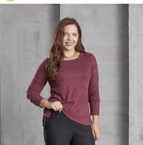 Bordo  Rengi Kendinden Desenli Likra Triko