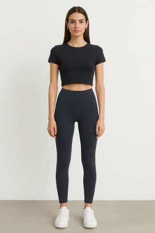 Siyah Şardonlu Tayt