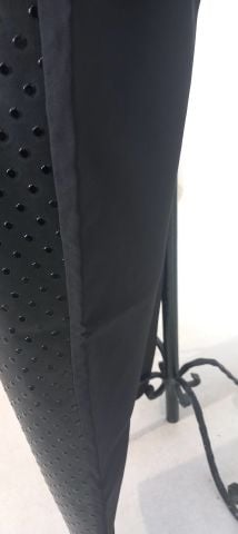 Siyah Önü  Benekli Deri Arkası Likralı  Boru Paça Pantalon