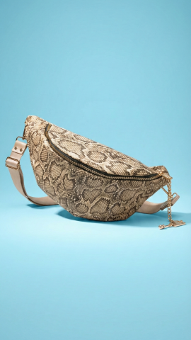 Yumuşacık Fribag Yılan Derisi Görünümlü Çanta