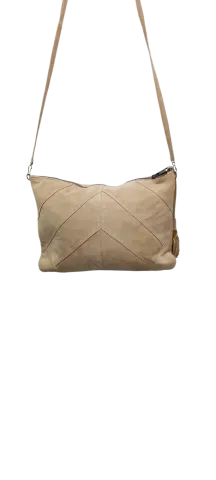 Bej Rengi Hakiki Deri Suet Dikisli Suet Portfoy