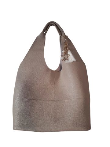 Bej Rengi Torba Modeli Hacimli Çanta