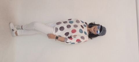 Desenli Merserize Yarasa Kol Cotton Bluz