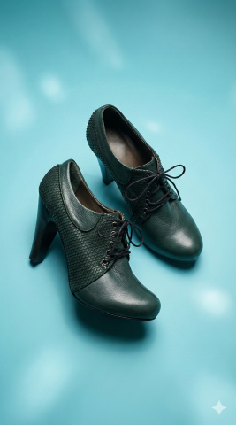 Platformlu Yeşil Ayakkabı 164