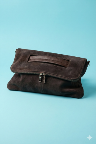 Hakiki Deri Süet Portföy & Postacı Çanta – Şıklığı İkiye Katla