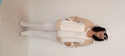 Kapüşonlu Fermuarlı Cotton Ceket - Camel