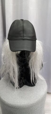 Siyah Siperli Deri Şapka