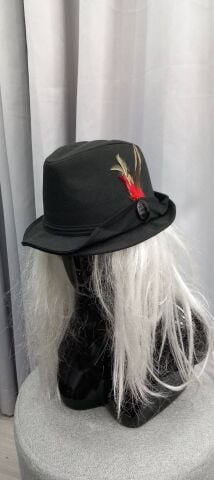 Siyah Borsalino Şapka