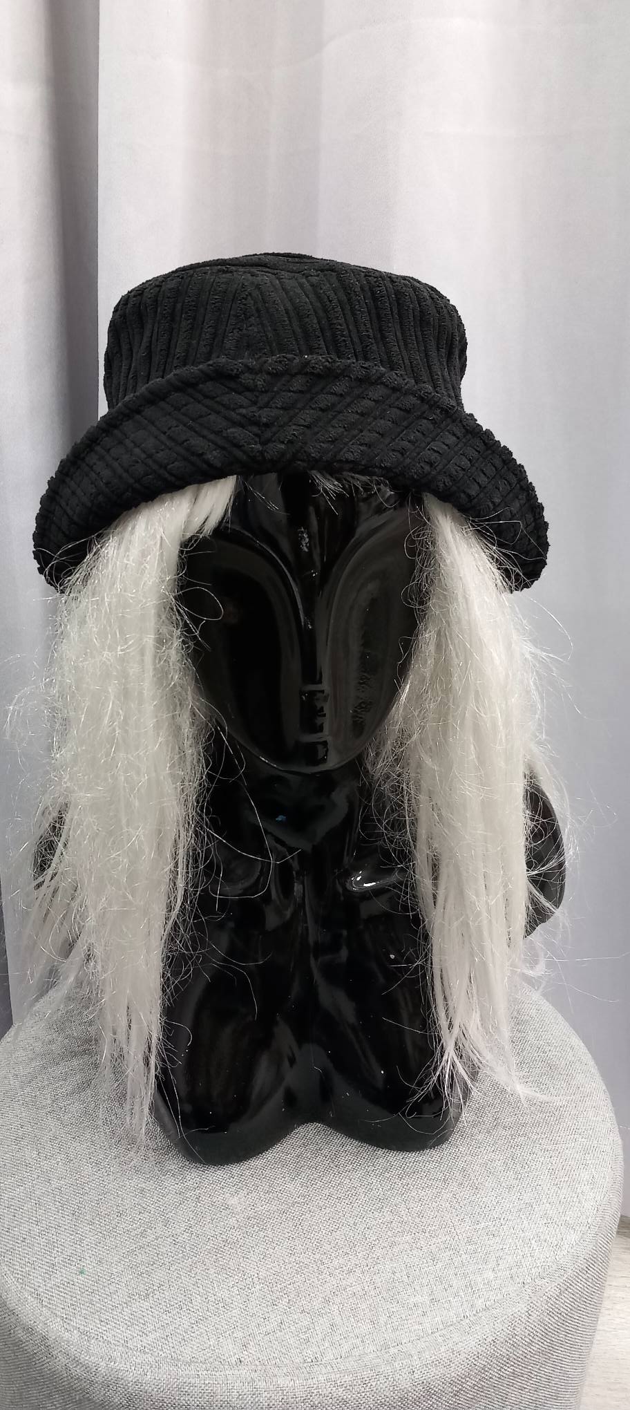 Siyah Pelüş Balıkçı Modeli Şapka