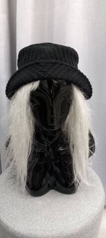 Siyah Pelüş Balıkçı Modeli Şapka