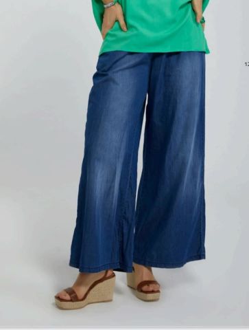 Büyük Beden Bol Paça Jean Pantalon