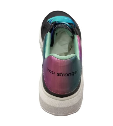 Siyah  Rengi Neon Rengi Detaylı Sneakers