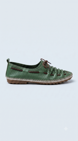 Bayan Sneakers Yeşil Ayakkabı