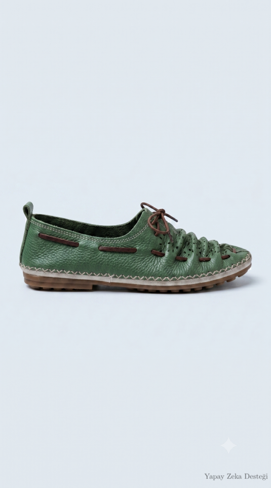 Bayan Sneakers Yeşil Ayakkabı