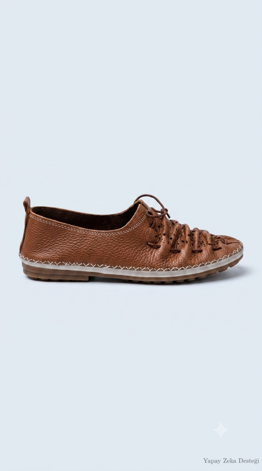 Bayan Sneakers Taba Ayakkabı