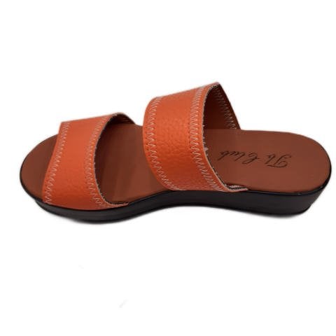 Oranj  İki Bantlı Dolgu Topuk Sandalet