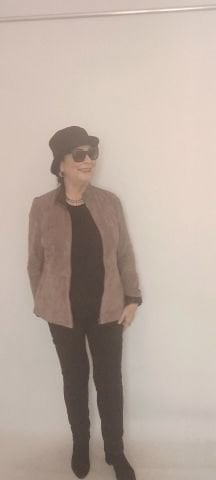 Vizon Rengi Hakiki Deri Suet Çift Taraflı  Diger Tarafı Siyah Deri Olan  Ceket