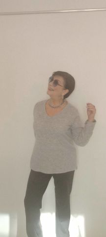 Büyük Beden  Gri V Yaka Yumuşacık Triko