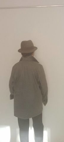 Gri Balık Sırtı Yünlü Kumaş  Safari  Modeli Gömlek