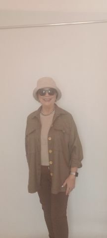 Camel Rengi Balık Sırtı Yünlü Kumaş Safari Modeli Gömlek
