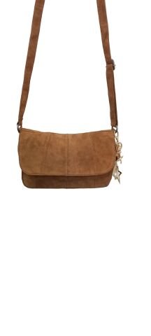 Taba Rengi Kapaklı  Hakiki Suet Postacı Çanta