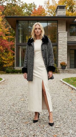 Büyük Beden Hakiki Deri Çift Taraflı Bir Yüzü Kırçıllı GriliDderi Diger Yüzü Siyah Peluş