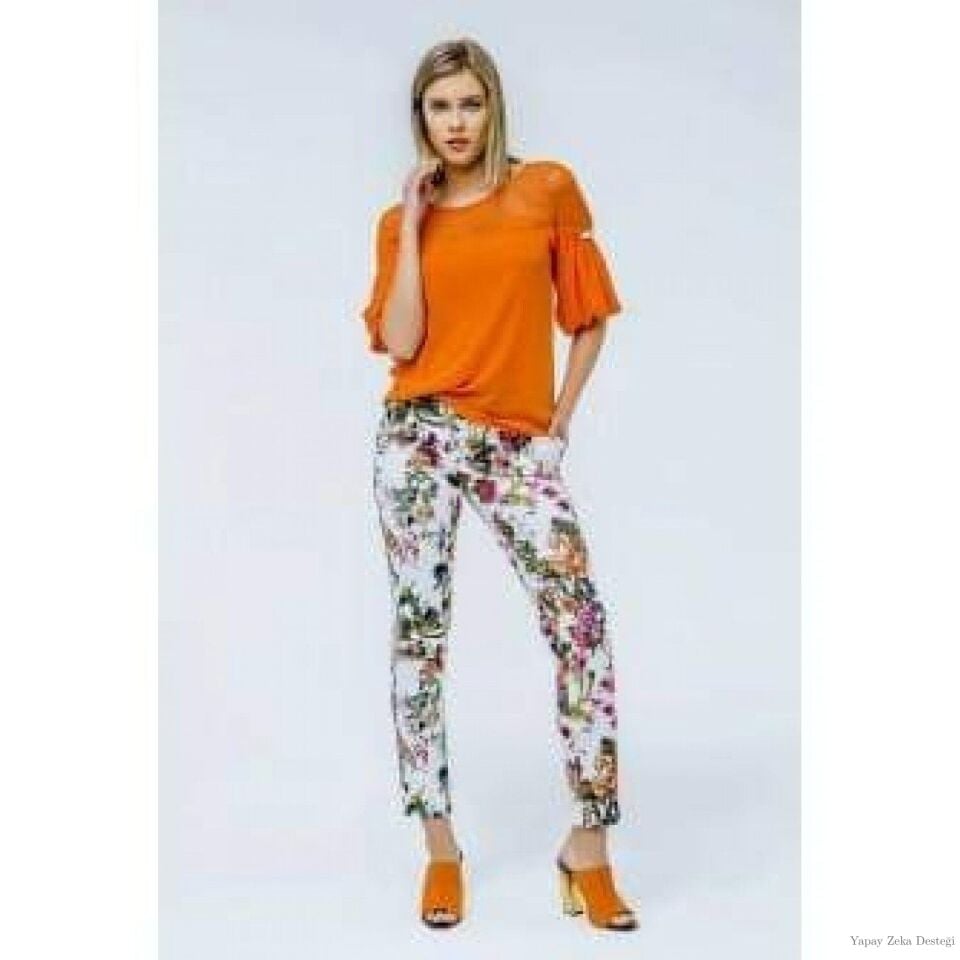 Turuncu Bluz 11355