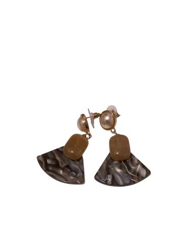 Haki Yeşil   Sallantlı Küpe