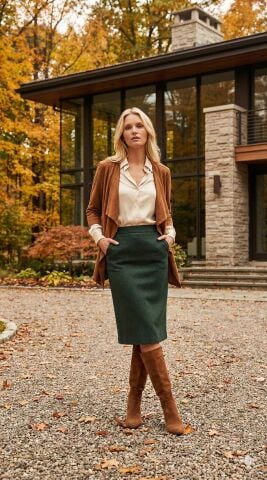 Hakiki Güderi  Vizon Rengi  Astarsız Hırka Tadında Ceket