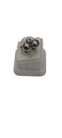 Gümüş Çelik Toplu Ayarlı Yüzük