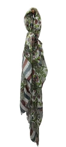 Yeşil Kahve Vual Fular