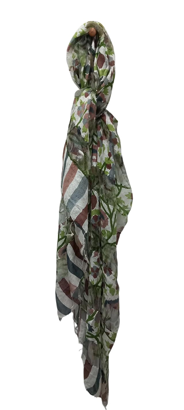 Yeşil Kahve Vual Fular