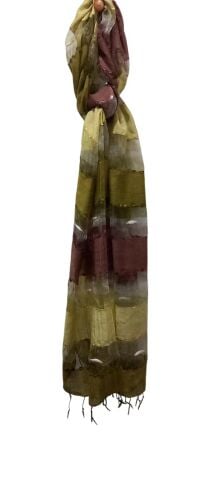 Yeşil  İpek Organze Fular