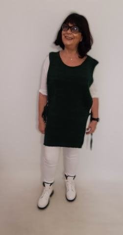 Yeşil Yandan Baglamalı Sueter