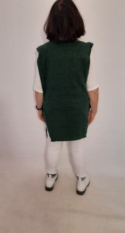 Yeşil Yandan Baglamalı Sueter