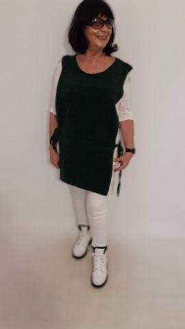 Yeşil Yandan Baglamalı Sueter