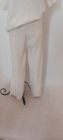 Beyaz Jean Pantalon İtalyan Mom model