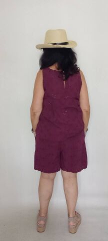 İtalyan Fistolu Coton Kumaş Bordo Şort Takım