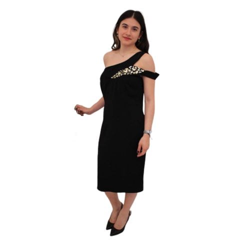 Gece Siyah Elbise 2152