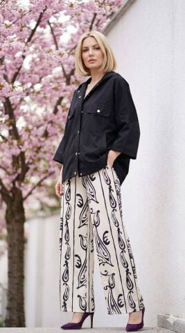 İtalyan  Siyah Kısa Yagmurluk