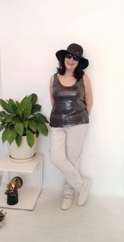 Pullu Atlet İtalyan Kolsuz Siyah