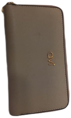 Camel Rengi Fermuarlı Cüzdan