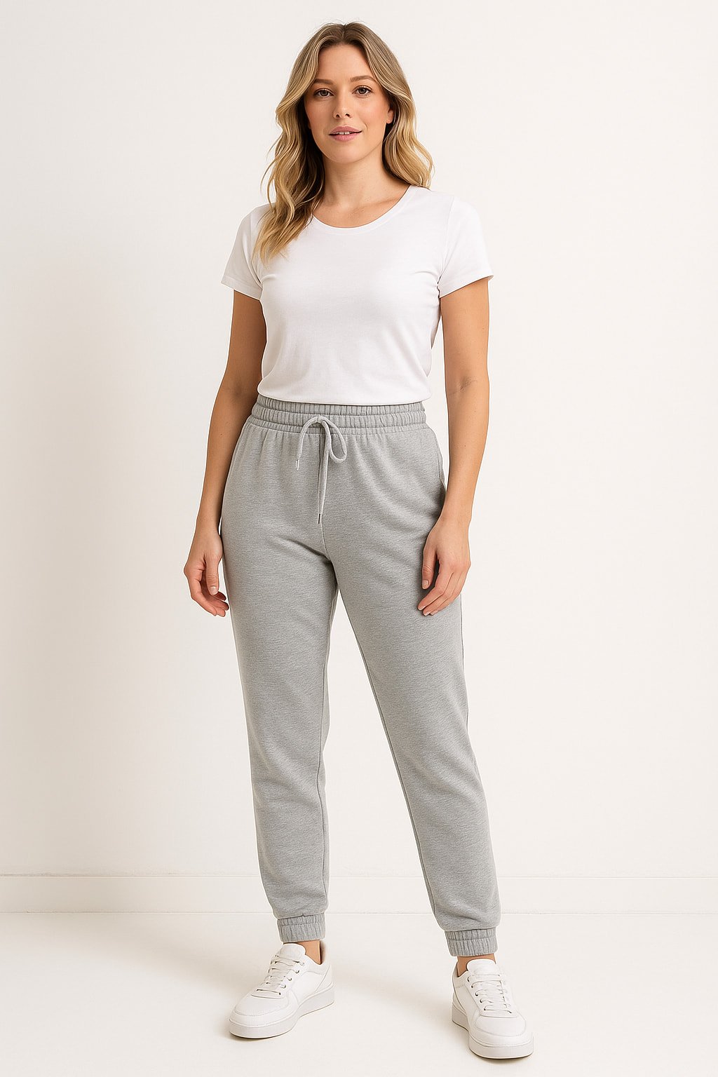 Gri Eşofman Altı Penye Pantalon