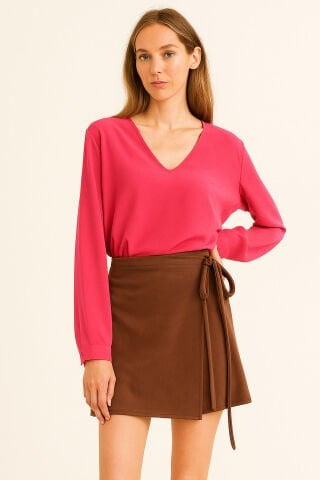 Taba Örme  kumaş   Anvolop  Mini Etek