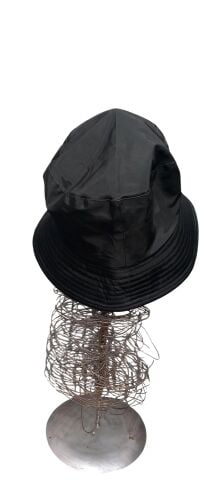 Siyah Balıkçı Modeli İçi Kaşe  Şapka