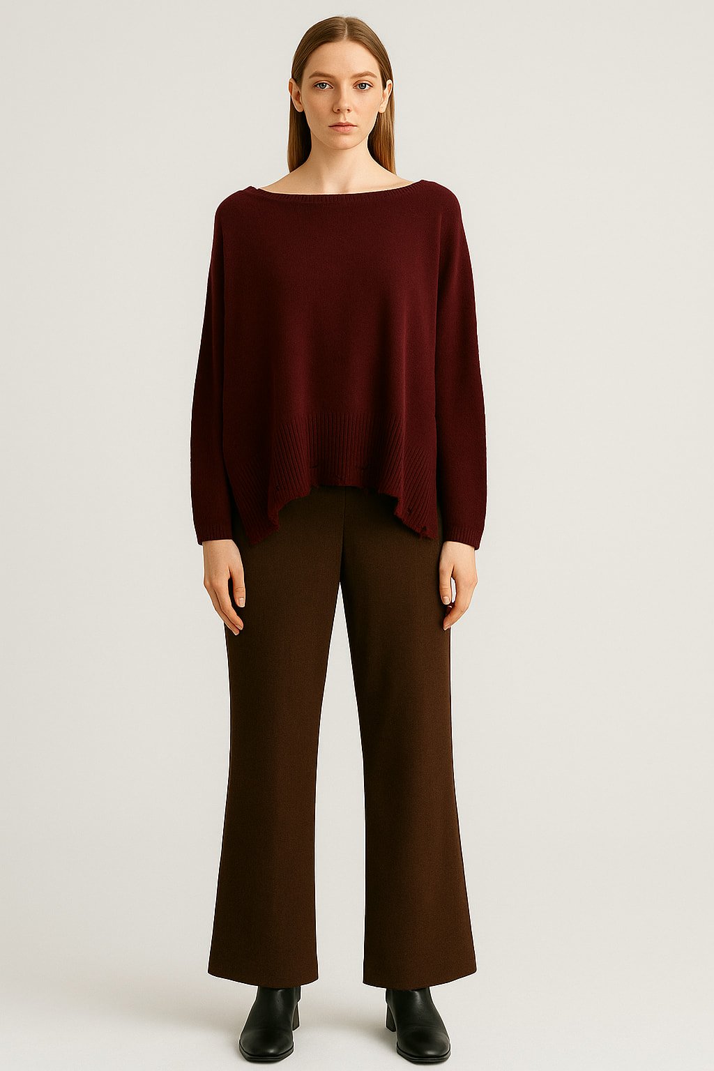 Bordo Rengi İtalyan Yumuşaçık Triko