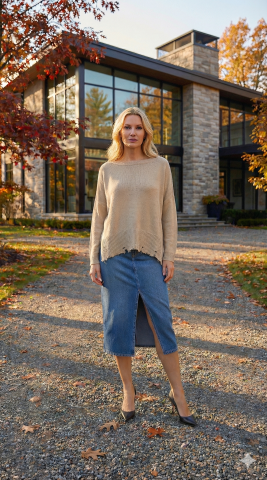 Kemik Rengi İtalyan Yumuşacık Triko