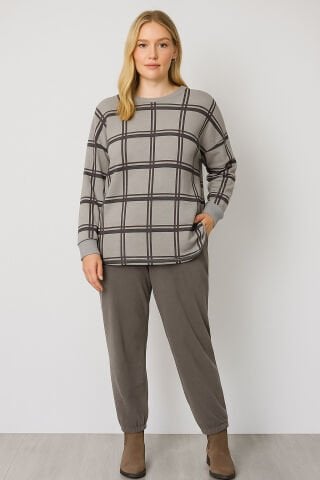 İtalyan  Kareli Eşofman Takım