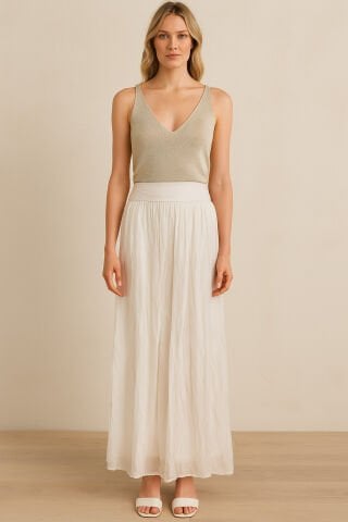 İtalyan ipek bol  pantalon