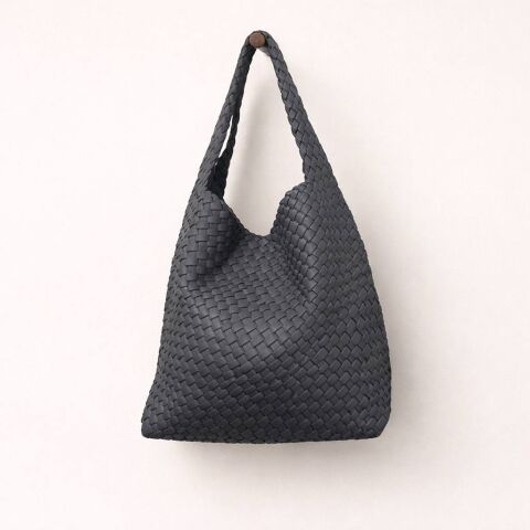 Füme İthal  Sepet Örgü Hacimli çanta